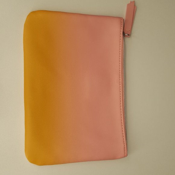 Ipsy Sunrise Pink and Yellow Make Up bag 5/$25 - Picture 2 of 3